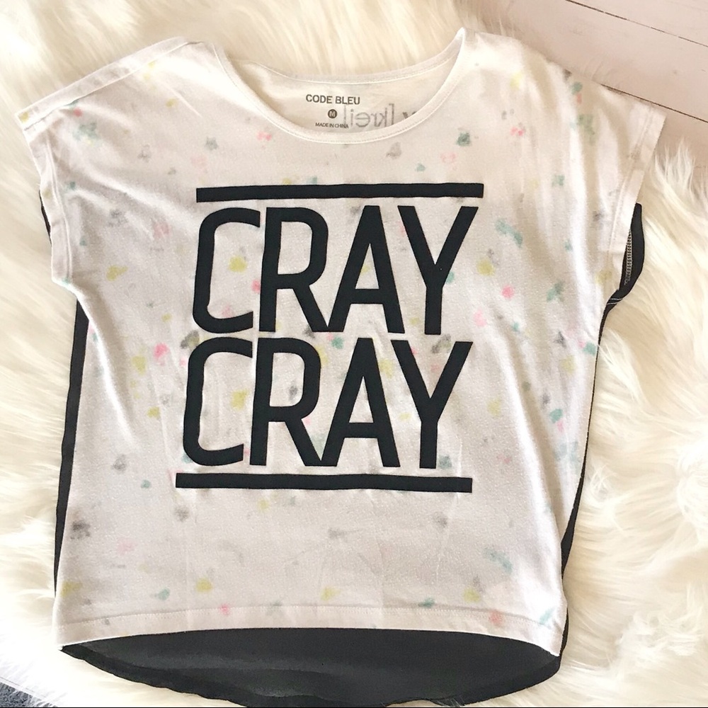 Code Blu “Cray Cray” girl’s tee